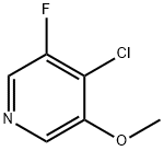 4-CHLORO-3-FLUORO-5-METHOXYPYRIDINE Struktur