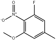 1-Fluoro-3-Methoxy-5-Methyl-2-nitrobenzene Struktur