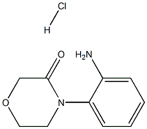 4-(2-aMinophenyl)Morpholin-3-one (hydrochloride) Struktur