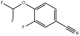 4-(difluoroMethoxy)-3-fluorobenzonitrile Struktur