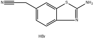 2-(2-AMinobenzo[d]thiazol-6-yl)acetonitrile hydrobroMide Struktur