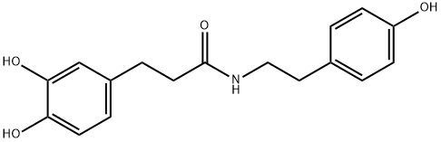 Dihydro-N-CaffeoyltyraMine, 501939-19-1, 結構式