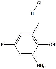 2-AMino-4-fluoro-6-Methylphenol hydrochloride Struktur