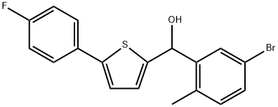 (3R,4S,5S,6R)-2-(3-((5-(4-fluorophenyl)thiophen-2-yl)Methyl)-4-Methylphenyl)-6-(hydroxyMethyl)tetrahydro-2H-pyran-2,3,4,5-tetraol Struktur