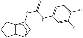 (3,4-Dichloro-phenyl)-carbamic acid hexahydro-1,3a-ethano-pentalen-7-yl ester Struktur