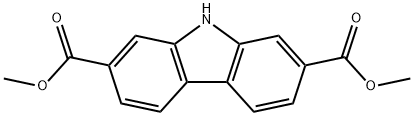 dimethyl 9H-carbazole-2,7-dicarboxylate Struktur