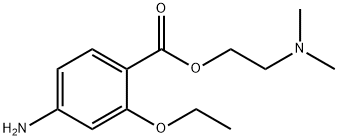 Benzoic acid,4-amino-2-ethoxy-, 2-(dimethylamino)ethyl ester Struktur