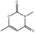 3,6-dimethyl-1,3-oxazine-2,4-dione Struktur