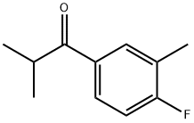 1-(4-fluoro-3-methylphenyl)-2-methylpropan-1-one Struktur