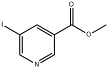 5-Iodo-nicotinic acid methyl ester Struktur