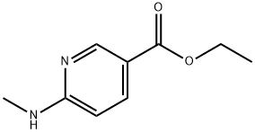 6-Methylamino-nicotinic acid ethyl ester Struktur