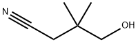 3,3-dimethyl-4-hydroxy butyronitrile Struktur