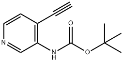 tert-Butyl (4-ethynylpyridin-3-yl)carbamate Struktur