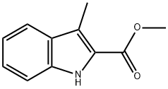 methyl 3-methyl-1H-indole-2-carboxylate Struktur