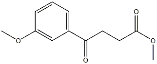 METHYL 4-(3-METHOXYPHENYL)-4-OXOBUTANOATE Struktur