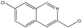 7-Chloro-3-(chloromethyl)isoquinoline Struktur