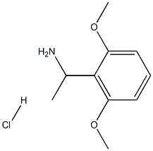 1-(2,6-DIMETHOXYPHENYL)ETHANAMINE HYDROCHLORIDE Struktur