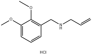 [(2,3-dimethoxyphenyl)methyl](prop-2-en-1-yl)amine hydrochloride Struktur