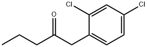 1-(2,4-DICHLOROPHENYL)PENTAN-2-ONE Struktur