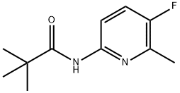 N-(5-Fluoro-6-methylpyridin-2-yl)pivalamide Struktur