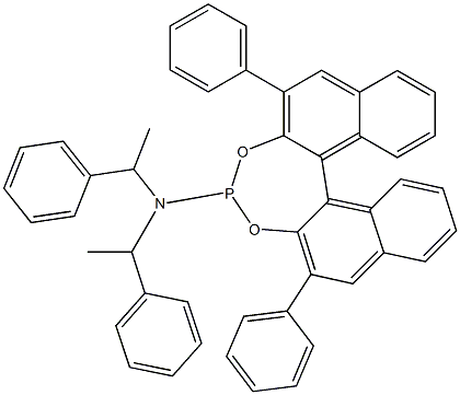 (11bR)- 2,6-diphenyl-N,N-bis[(1R)-1-
phenylethyl]-Dinaphtho[2,1-d:1',2'-f][1,3,2]dioxaphosphepin-
4-amine Struktur