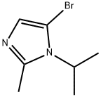 5-bromo-2-methyl-1-(1-methylethyl)- 1H-imidazole Struktur