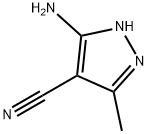 3-amino-5-methyl-1H-pyrazole-4-carbonitrile Structure