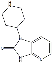 1-(piperidin-4-yl)-1,3-dihydro-2H-imidazo[4,5-b]pyridin-2-one Struktur