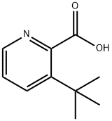 3-(tert-Butyl)picolinic acid Struktur