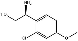 (2S)-2-AMINO-2-(2-CHLORO-4-METHOXYPHENYL)ETHAN-1-OL Struktur