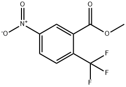 Methyl 5-nitro-2-(trifluoromethyl)benzoate Struktur