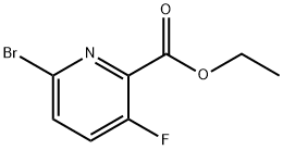 ETHYL 6-BROMO-3-FLUOROPICOLINATE Struktur