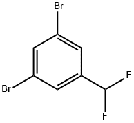 1,3-dibromo-5-(difluoromethyl)benzene Struktur