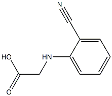 RS-2-cyanophenylglycine Struktur