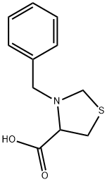 N- phenylmethyl-RS-4-Thiazolidinecarboxylic acid Struktur