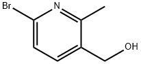 (6-Bromo-2-methyl-pyridin-3-yl)-methanol Struktur