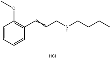 butyl[(2E)-3-(2-methoxyphenyl)prop-2-en-1-yl]amine hydrochloride Struktur