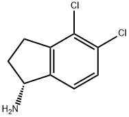 (1R)-4,5-DICHLOROINDANYLAMINE Struktur