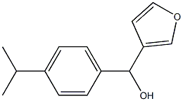 FURAN-3-YL(4-ISOPROPYLPHENYL)METHANOL Struktur