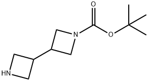 [3,3']Biazetidinyl-1-carboxylicacidtert-butylester Struktur