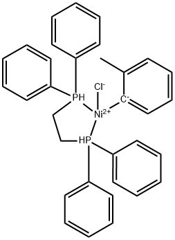 cis-[1,2-Bis(diphenylphosphino)ethane](2-methylphenyl)nickel(II) chloride >=95% Struktur