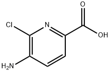 5-amino-6-chloropicolinic acid Struktur