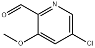 5-Chloro-3-methoxy-pyridine-2-carbaldehyde Struktur