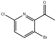 1-(3-Bromo-6-chloropyridin-2-yl)ethanone Struktur