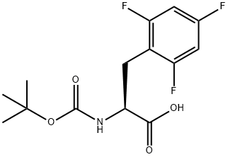 Boc-2,4,6-Trifluoro-DL-Phenylalanine Struktur