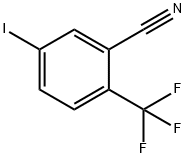 5-iodo-2-(trifluoromethyl)benzonitrile Struktur