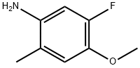 5-Fluoro-4-methoxy-2-methyl-phenylamine Struktur