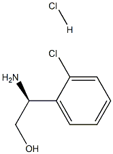 (S)-2-Amino-2-(2-chlorophenyl)ethanol hydrochloride Struktur