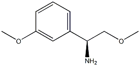 (1S)-2-METHOXY-1-(3-METHOXYPHENYL)ETHAN-1-AMINE Struktur