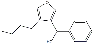 (4-BUTYLFURAN-3-YL)(PHENYL)METHANOL Struktur